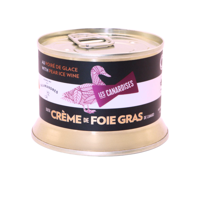 CRÈME/MOUSSE de Foie Gras de canard - au POIRÉ DE GLACE (140g)