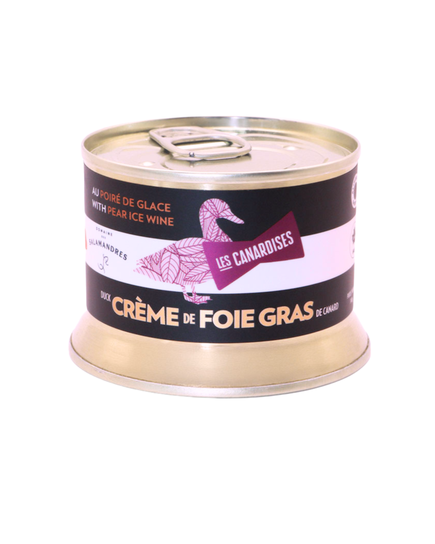 CRÈME/MOUSSE de Foie Gras de canard - au POIRÉ DE GLACE (140g)
