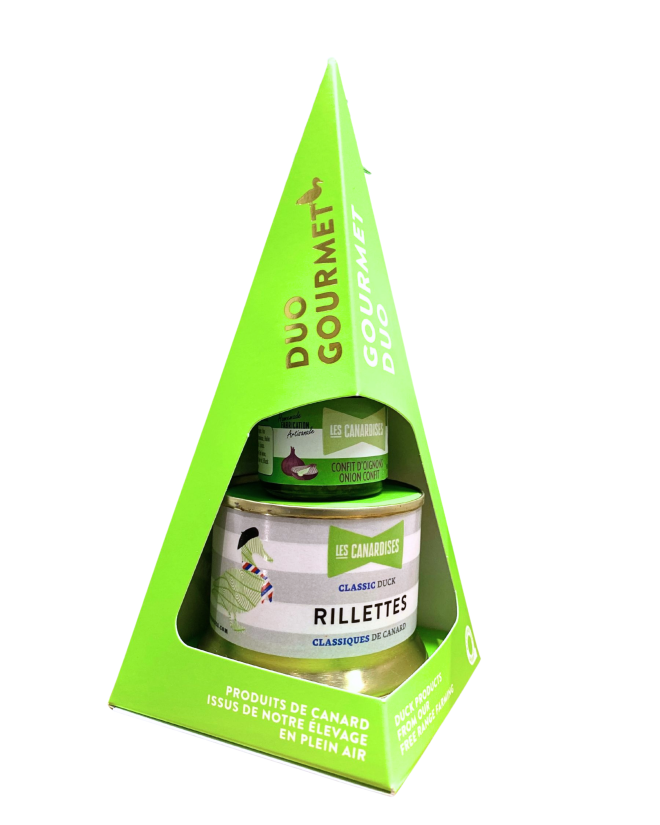 Le duo Rillettes et Confit d'oignons