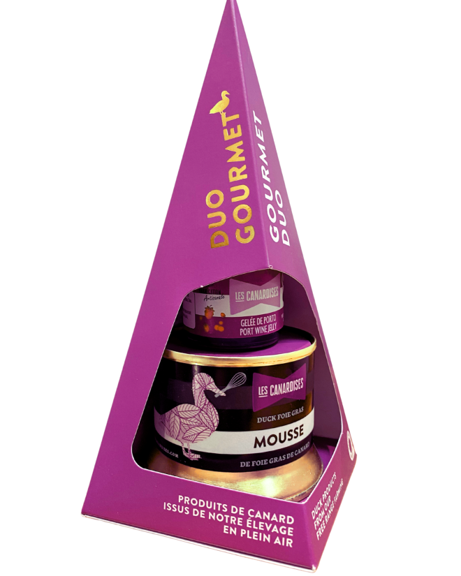 Le duo Mousse de Foie Gras et Gelée de Porto