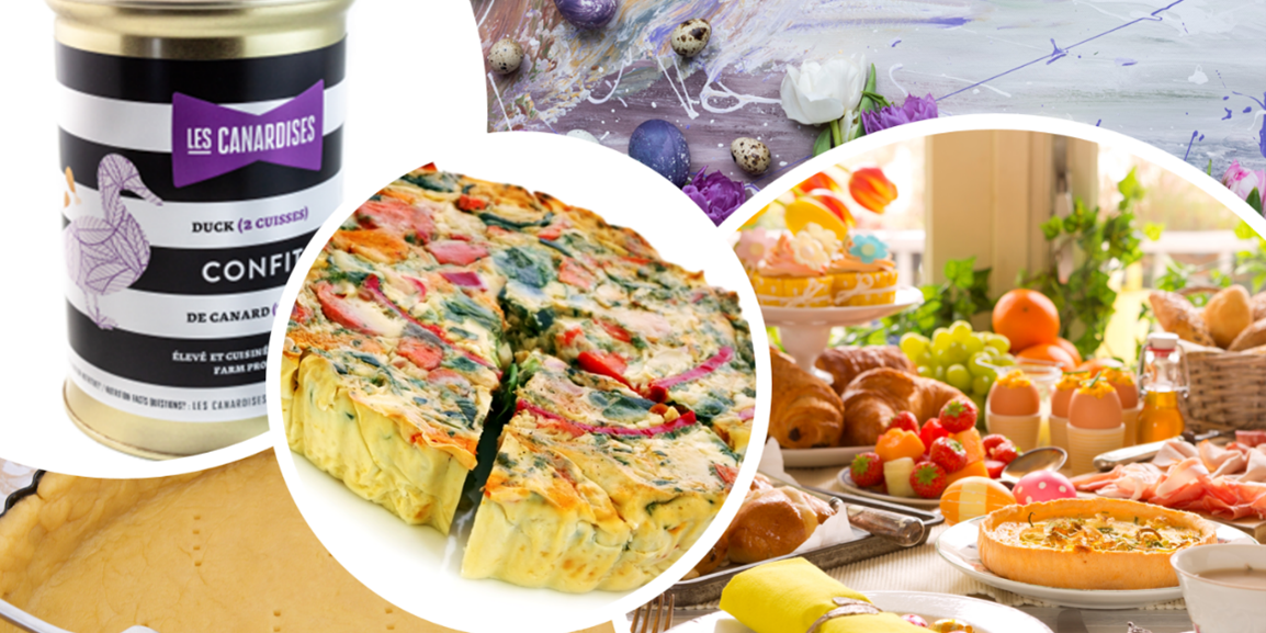Les canardises - BRUNCH DE PÂQUES - Quiche au canard confit