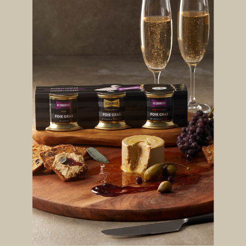 Coffret Duo - Terrine de canard et Foie Gras Canneberge/Orange & Confit  d'oignons - Les Canardises