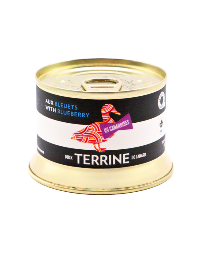TERRINE de canard aux BLEUETS