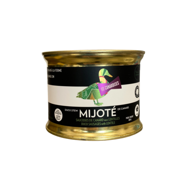 MIJOTÉ de canard - Saucisses et Lentilles - 400g
