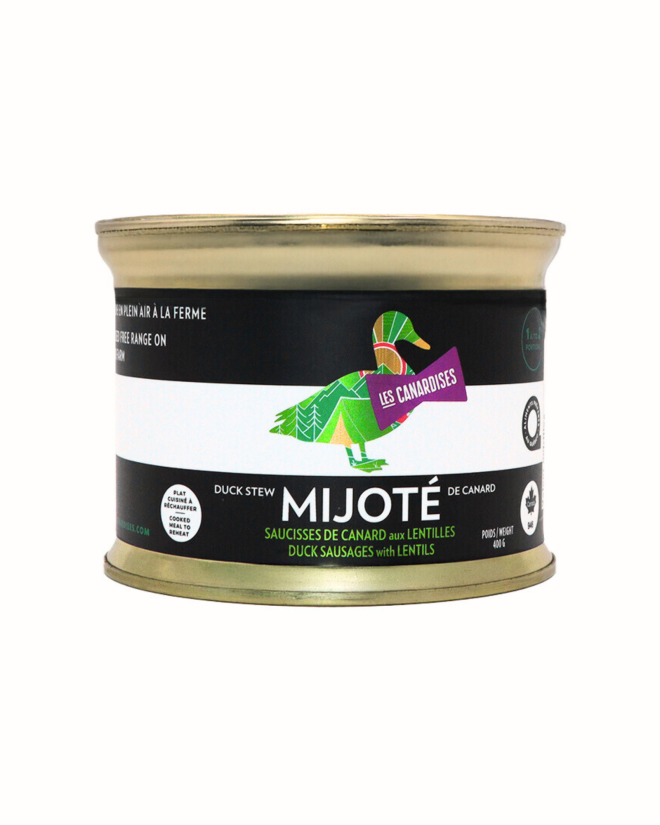 MIJOTÉ de canard - Saucisses et Lentilles