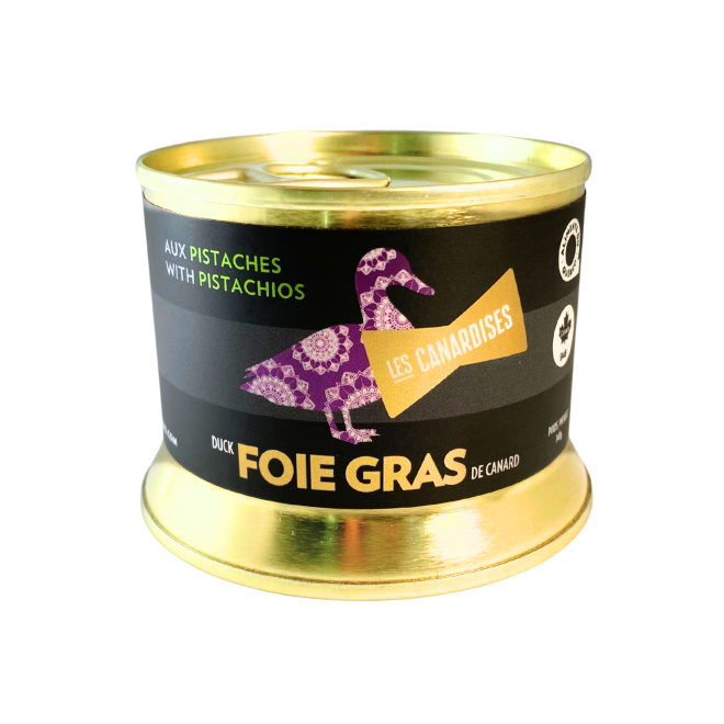 Foie Gras (Bloc) de canard aux PISTACHES (140g)